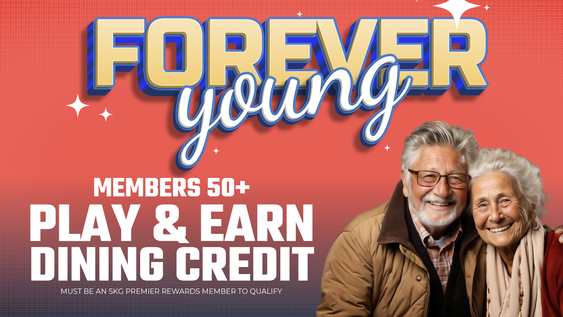 Forever Young, Club 50, Senior Promotion, Senior Discount, Senior lunch, dining promotion, club member promotion, earn and get, Forever Young Promo