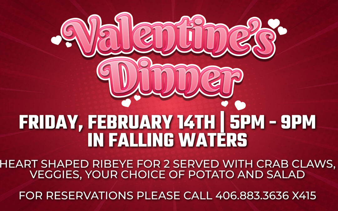 Falling Waters Valentine’s Day Dinner Special