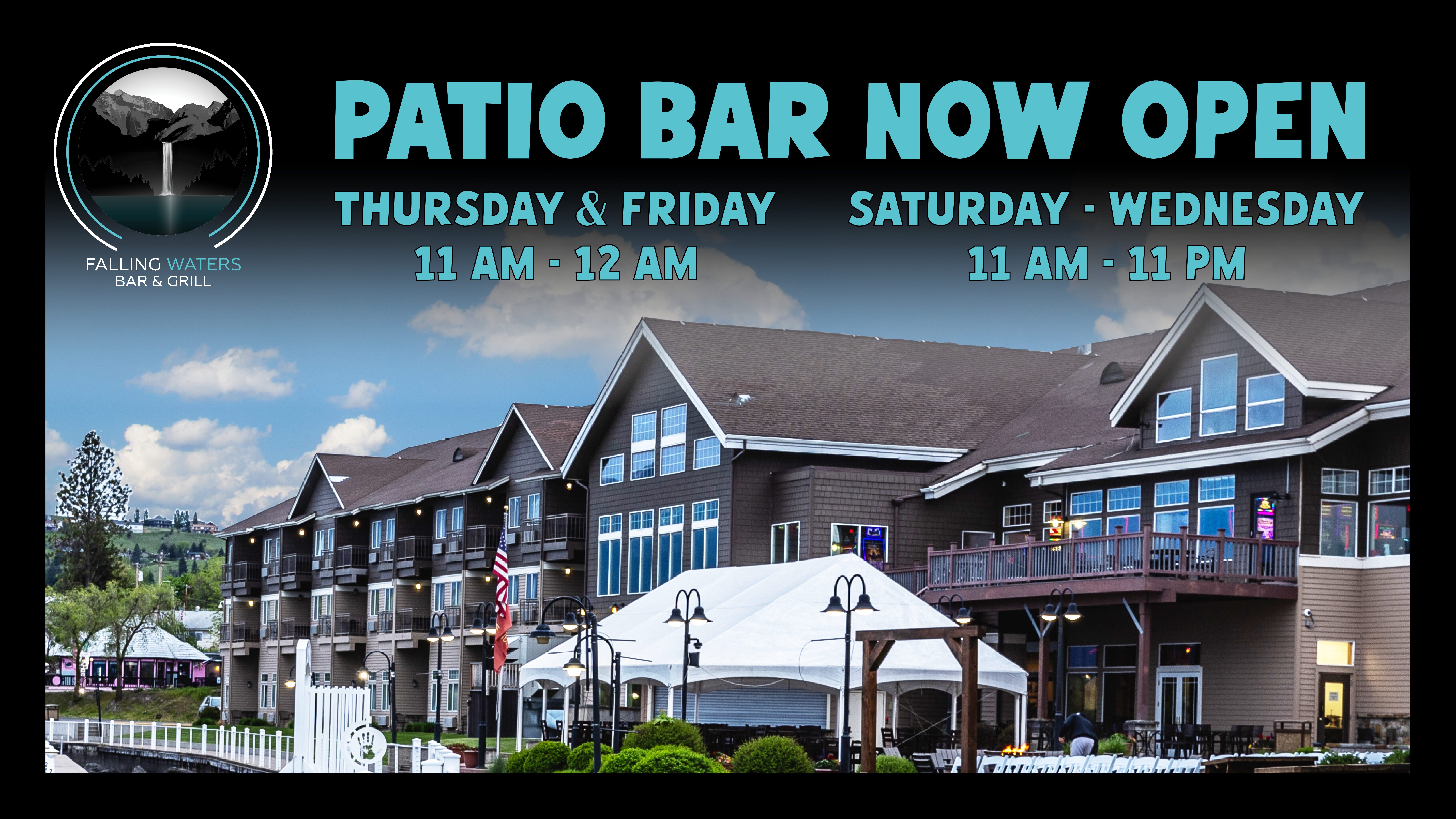 Patio Bar Now Open