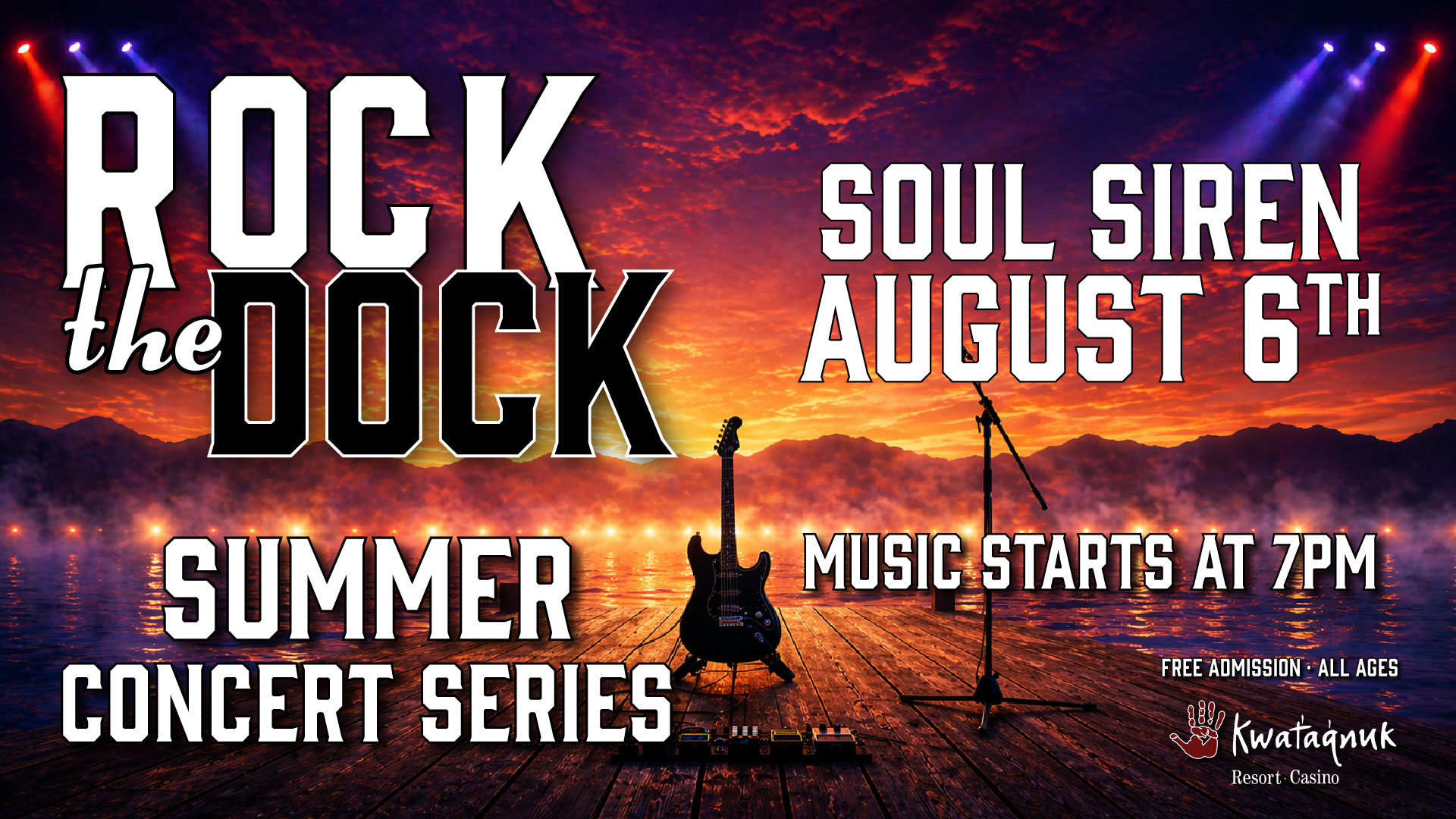 Rock the Dock, Soul Siren, live music, polson events, flathead lake